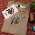 Embroidered Full Pet Portrait Sweatshirt