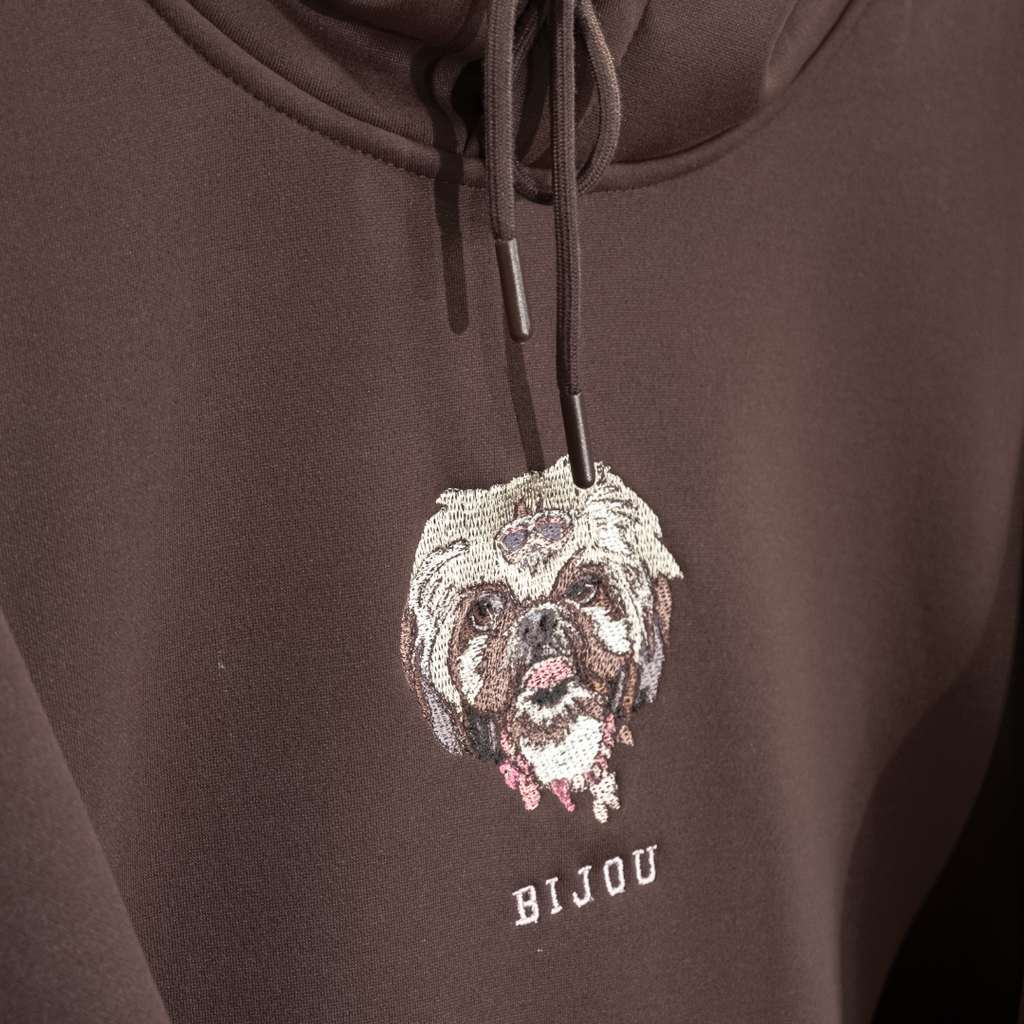 Embroidered Full Pet Portrait Hoodie