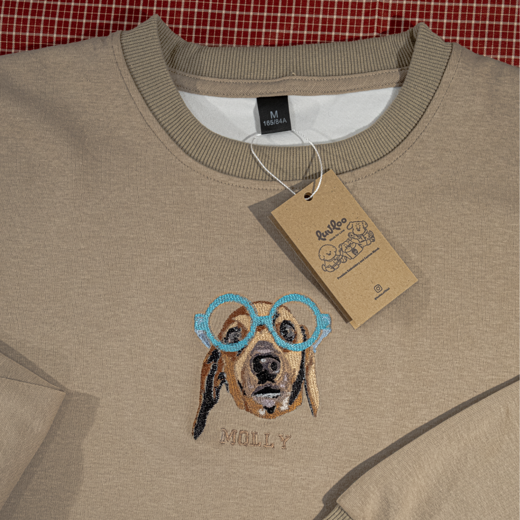Embroidered Full Pet Portrait Sweatshirt