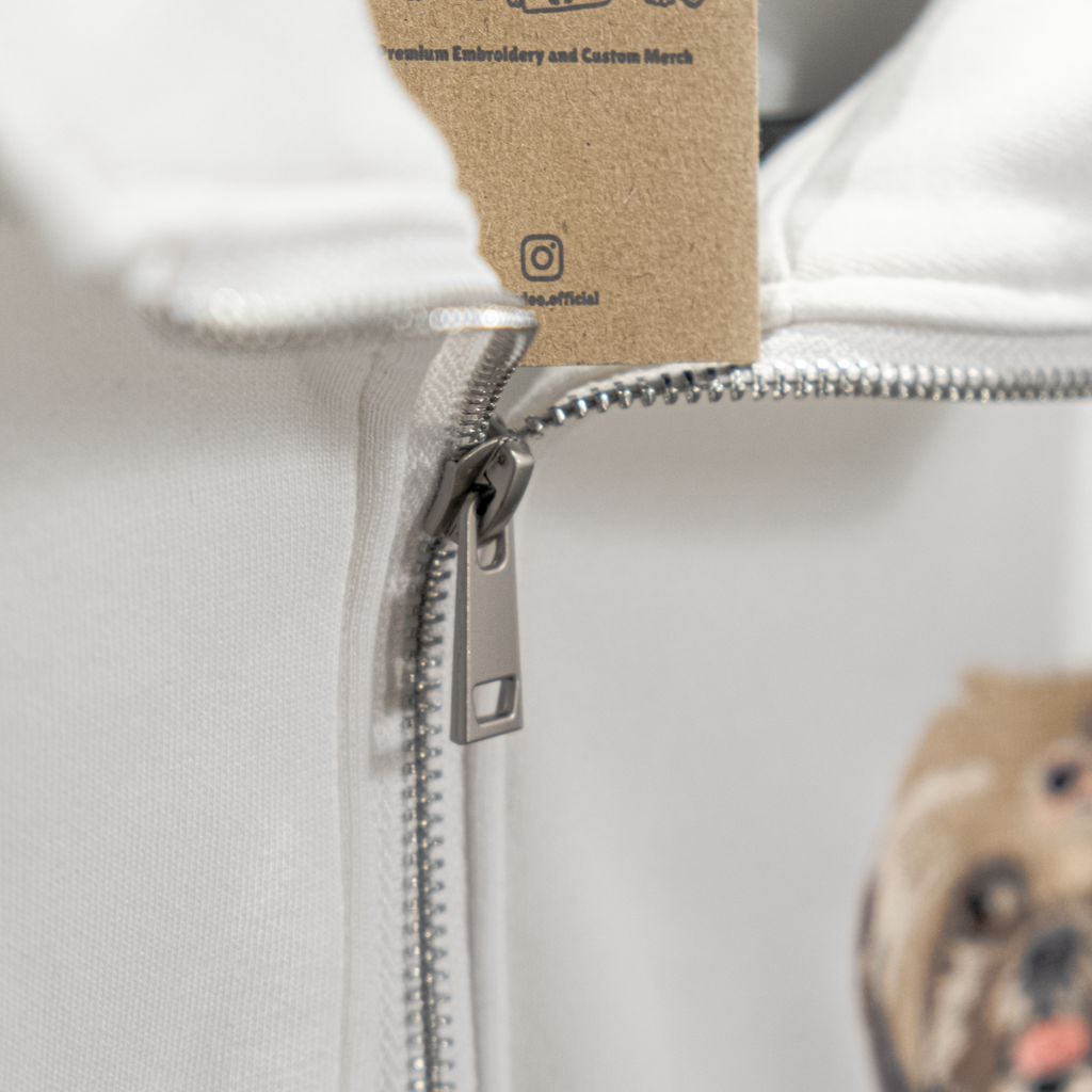 Embroidered Full Pet Portrait Quarter Zip